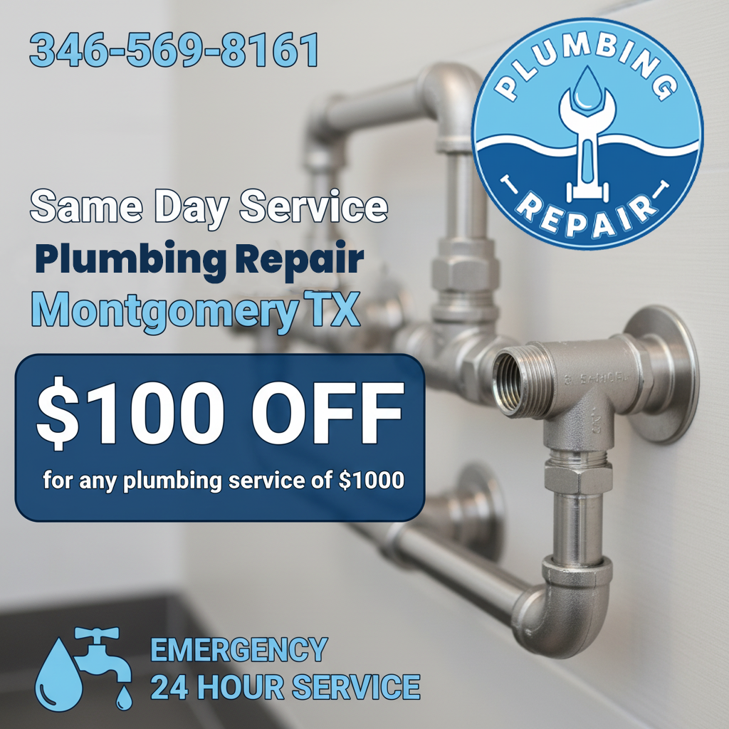Plumbing Service Coupons Montgomery TX - Save on Repairs